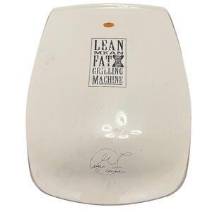 George Foreman Grill Machine GR20 Lean Mean Fat Grilling Machine White Electric